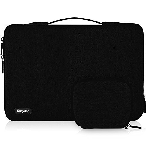 EasyAcc Laptop Sleeve for Macbook Air, Pro Retina and Most 13.3″ Laptops -Black