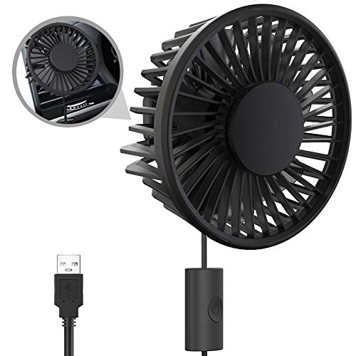 EasyAcc 360° Rotation Car Vent USB Fan