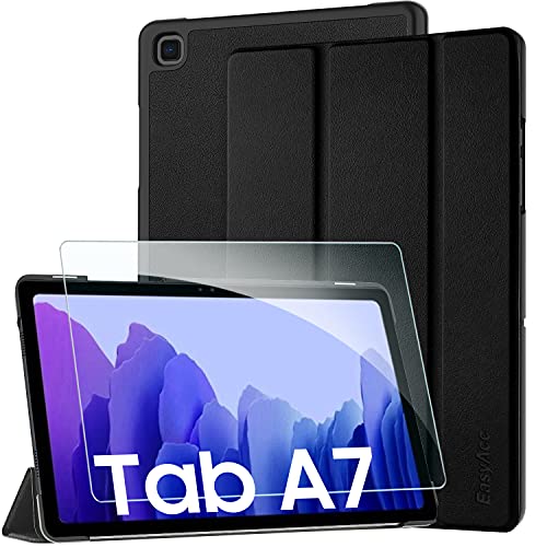 EasyAcc Leather Case for Samsung Galaxy Tab A7 10.4 2020 with Tempered Glass