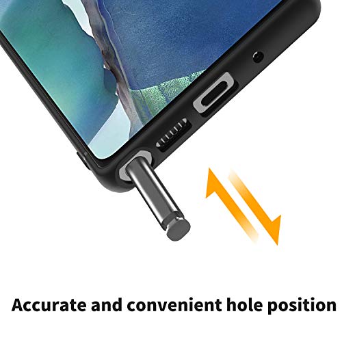 EasyAcc Slim Matte Black TPU Case for Samsung Galaxy Note 20