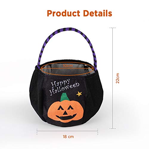 FUNME Halloween Velvet Candy Bag 4 Pieces -22cm