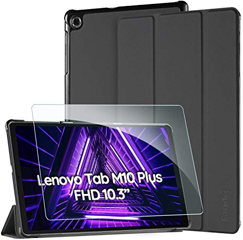 EasyAcc Case for Lenovo Tab M10 FHD Plus (2nd Gen) 10.3 Inch with Tempered Glass
