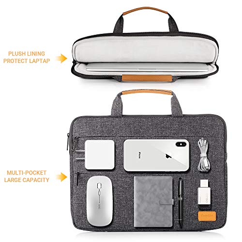 EasyAcc 13-13.3 Inch Laptop Bag with Stand Function - Dark Gray