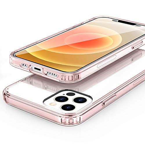 EasyAcc Case for iPhone 12 Pro -Pink Frame
