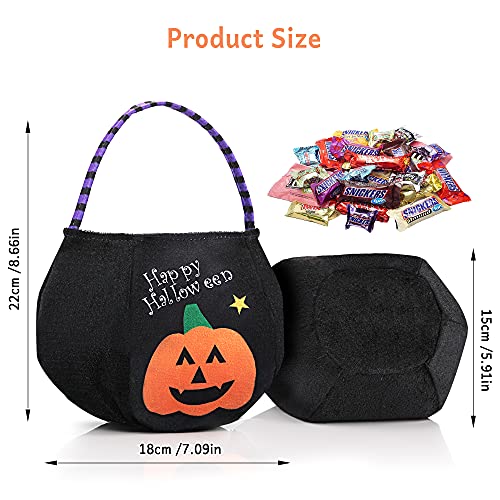 EasyAcc Halloween Velvet Candy Bags 4 Pieces -22cm