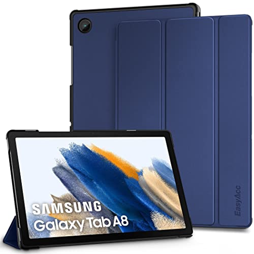 EasyAcc PU Leather Case for Samsung Galaxy Tab A8 10.5 Inch 2021 -Navy Blue