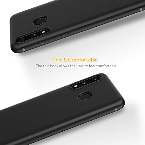 EasyAcc Black TPU Case with Matte Finish for Huawei P30 Lite