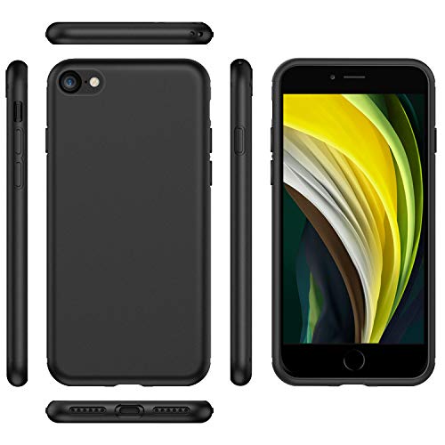 EasyAcc Black TPU Case with Matte Finish for iPhone 7/ iPhone 8