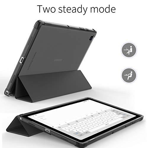 EasyAcc Translucent Case Compatible with Samsung Galaxy Tab A7 10.4 2020 - Black