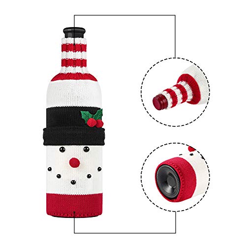 EasyAcc Christmas Wine Bottle Cover - Snowman