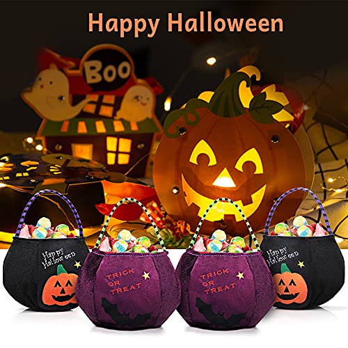 EasyAcc Halloween Velvet Candy Bags 4 Pieces -22cm