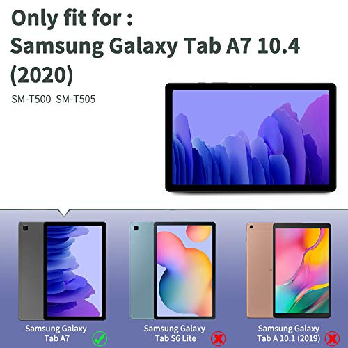 EasyAcc Keyboard Case Compatible with Samsung Galaxy Tab A7 10.4 2020