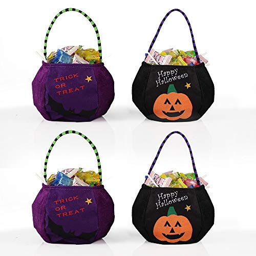 Funme Halloween Velvet Candy Bag 4 Pieces -25cm