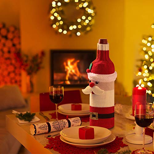 EasyAcc Christmas Wine Bottle Cover