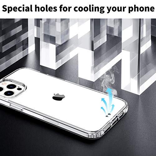 EasyAcc Clear Case for iPhone 12 Pro Max-  Screen Protector